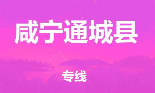 邯鄲到咸寧通城縣物流公司-私人貨物運(yùn)輸專線-「市縣閃送」