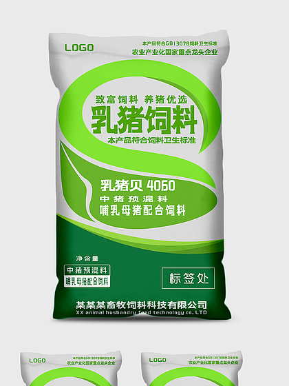 簡約美學與科學喂養(yǎng)的融合 現(xiàn)代豬飼料包裝設(shè)計探索